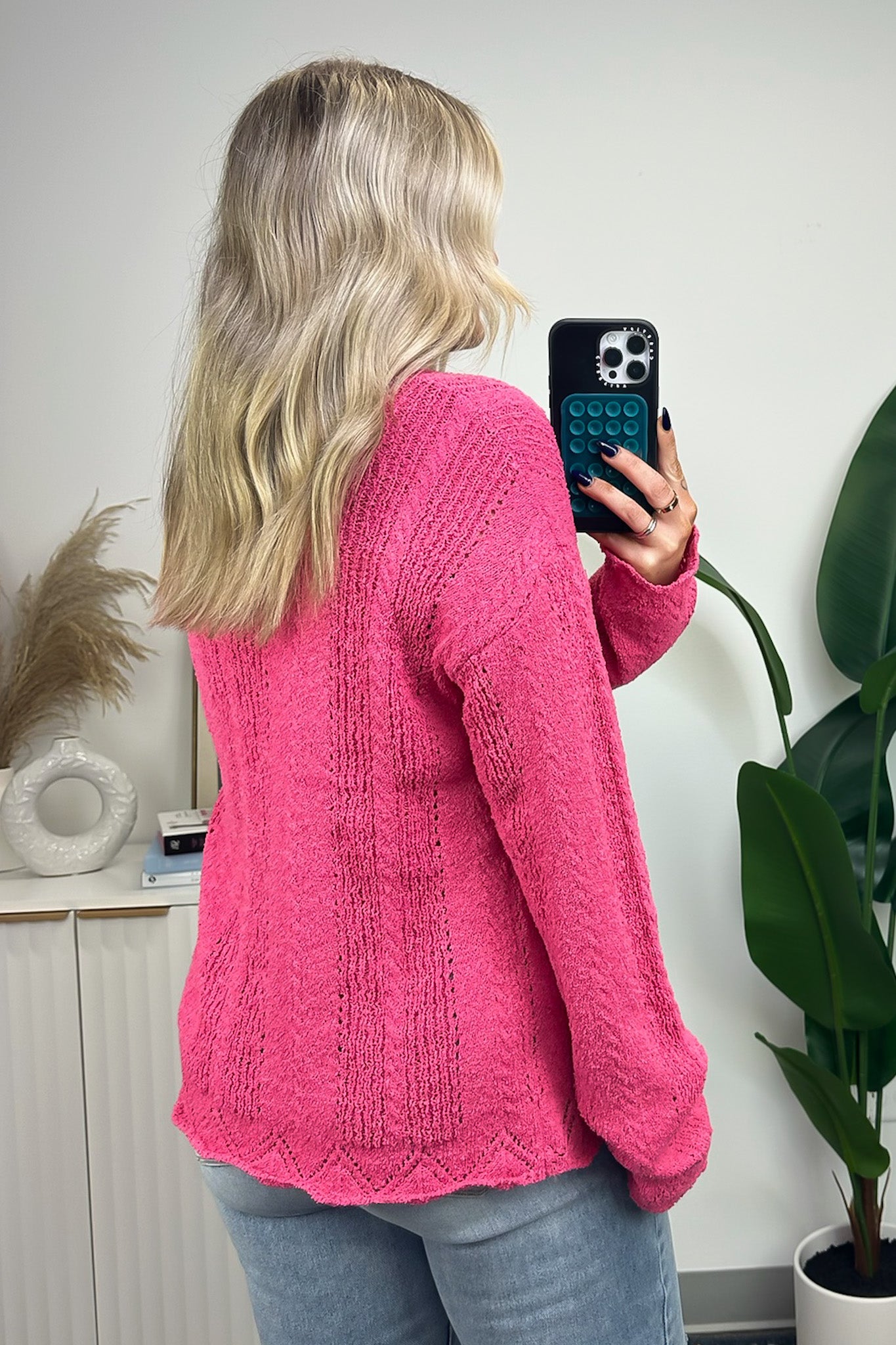 Notable Sensation Crochet Trim Sweater - FINAL SALE