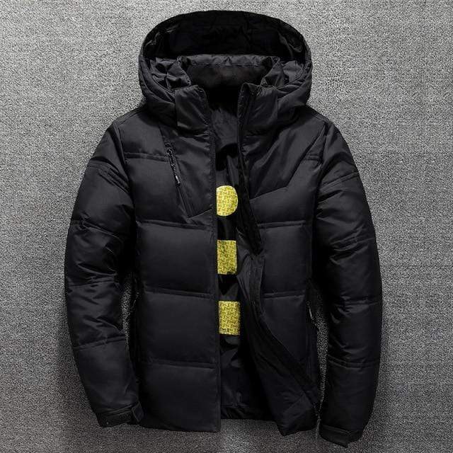 Padded Jackets Winter Hooded Down Coats Thick Warm Black Parkas Mens Plus Size Casual Jackets and Coats Top Clothes