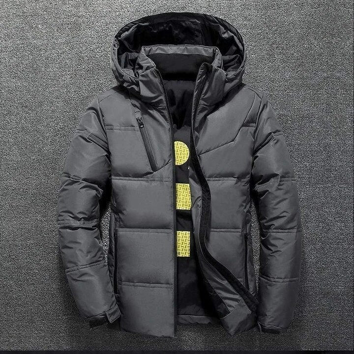 Padded Jackets Winter Hooded Down Coats Thick Warm Black Parkas Mens Plus Size Casual Jackets and Coats Top Clothes