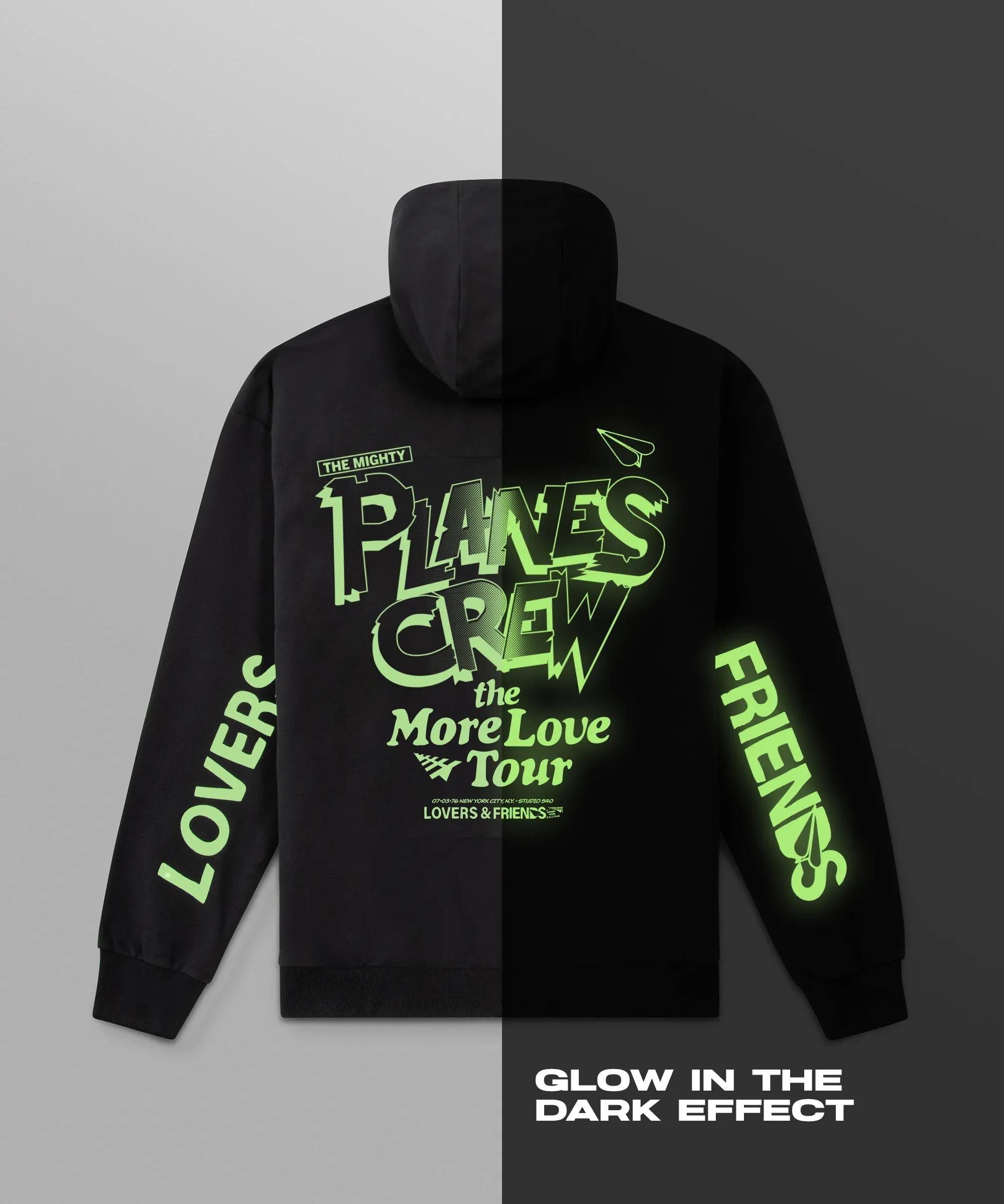 Paper Plane - More Love Tour Hoodie - Black