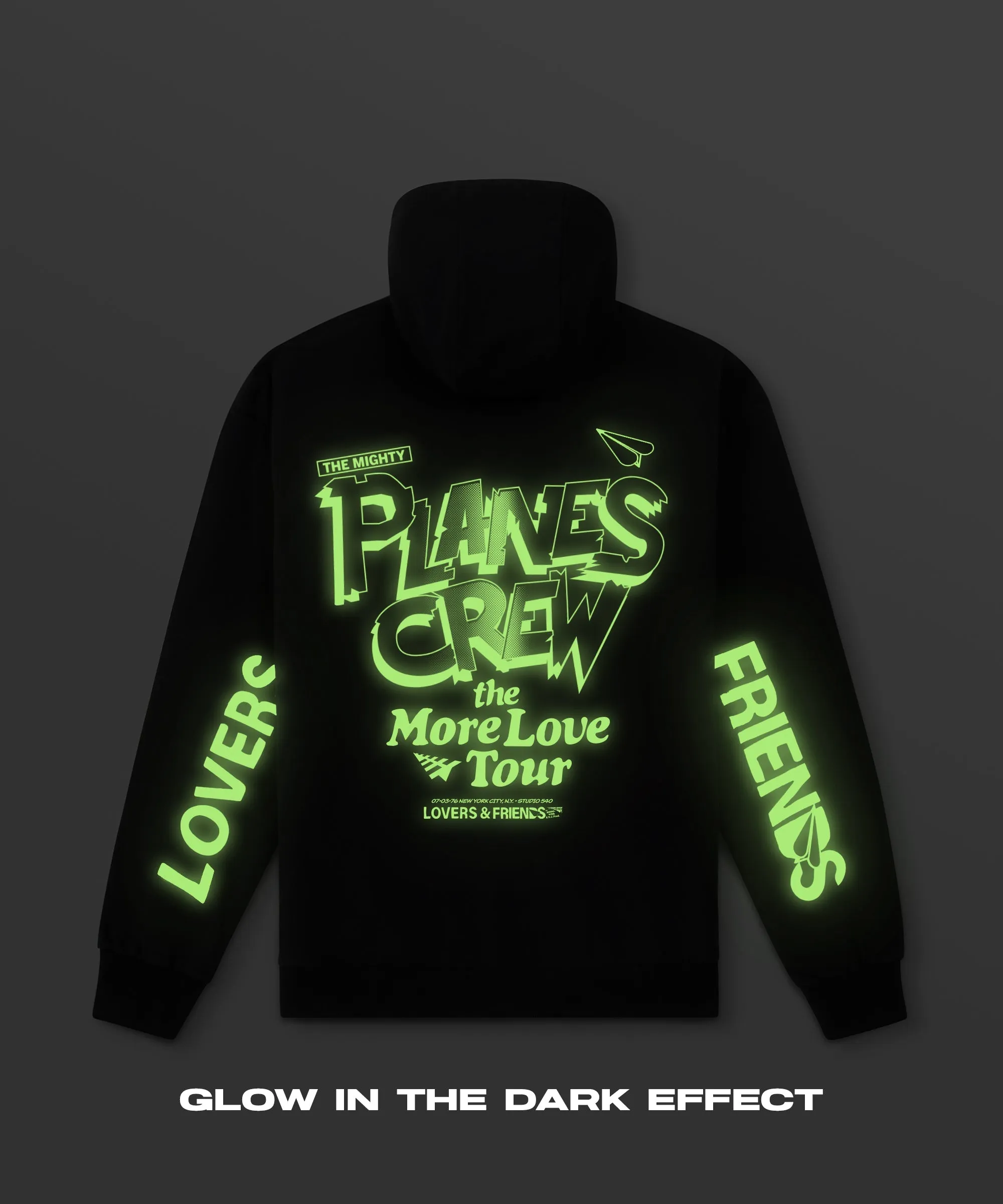 Paper Plane - More Love Tour Hoodie - Black