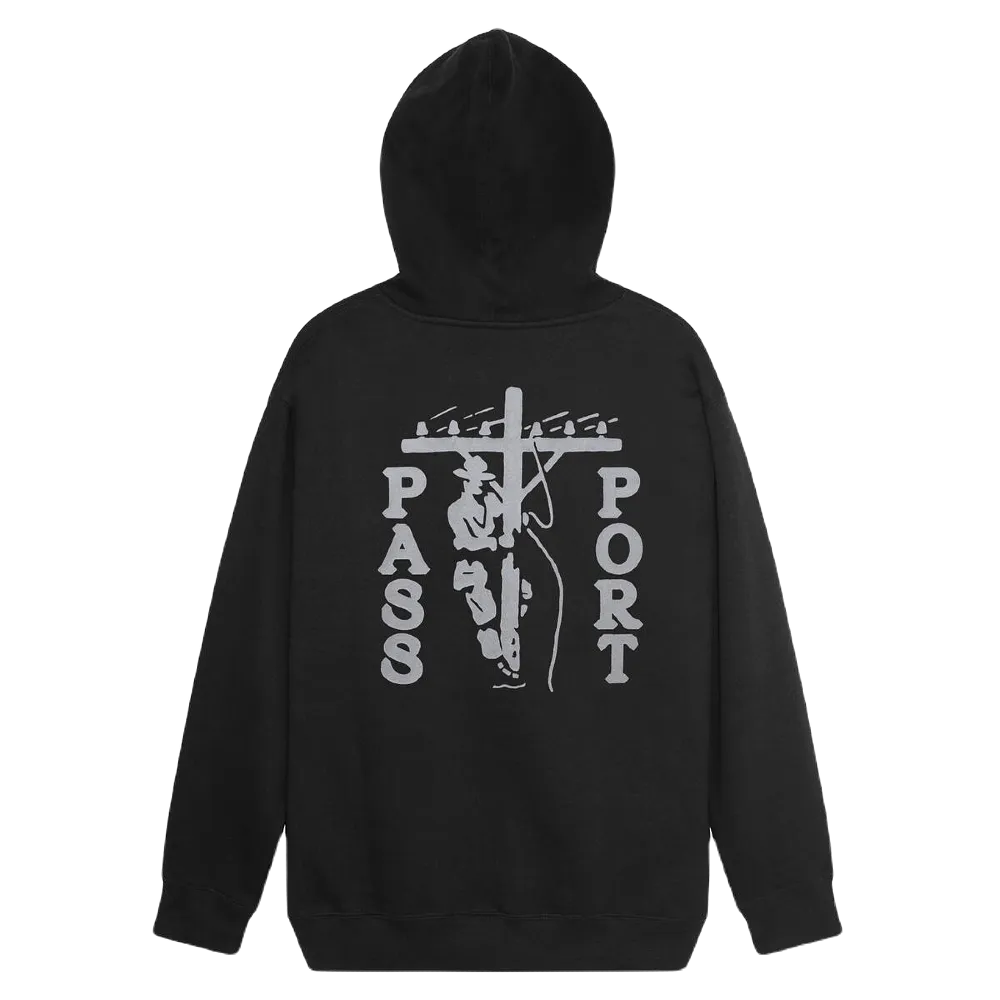 Pass Port Line~Worx Hoodie Black