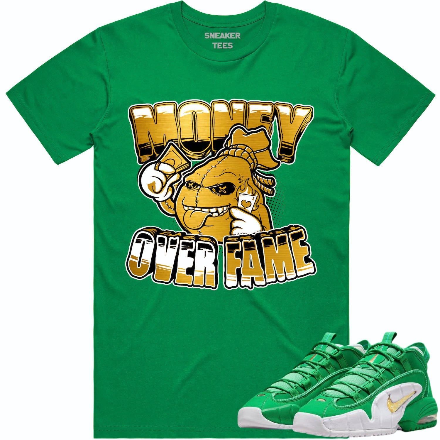 Penny 1 Stadium Green 1s Shirt to Match - GOLD METALLIC MOF