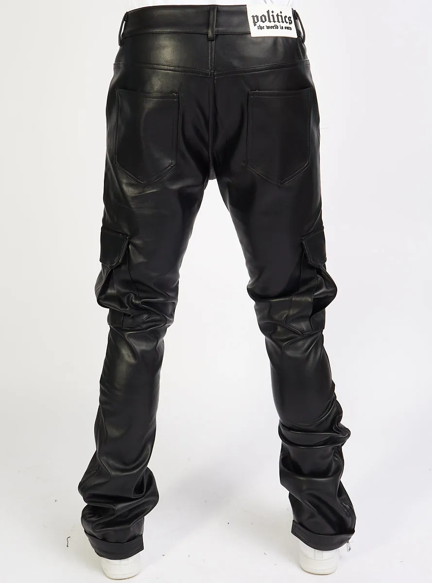 Politics - Leather Pants Harris551 - Black