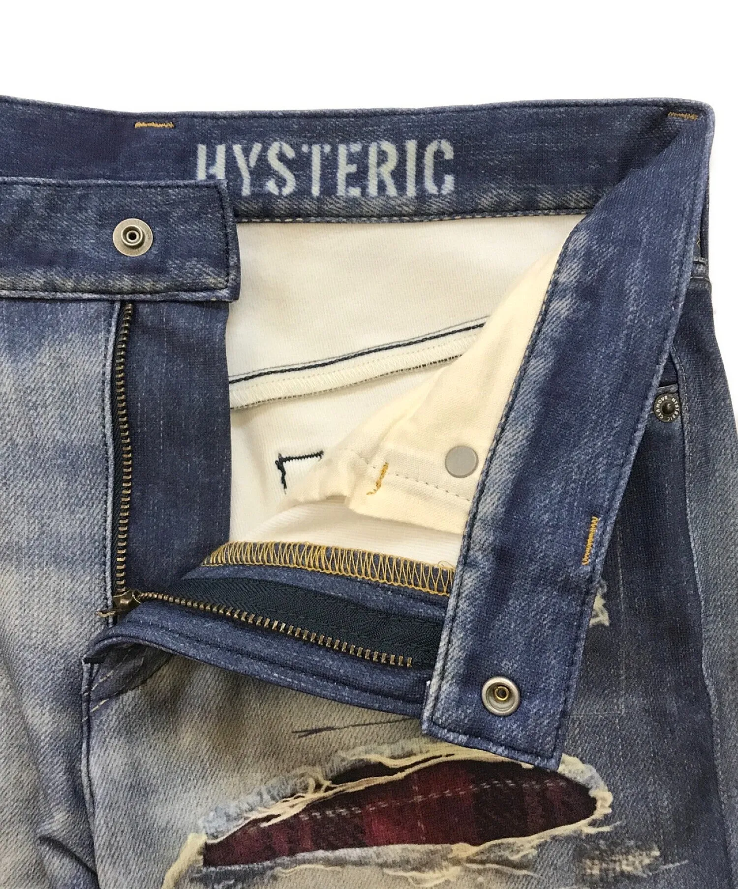 [Pre-owned] Hysteric Glamour 60s REMAKE DENIM Slim Straight Pants 02183AP14