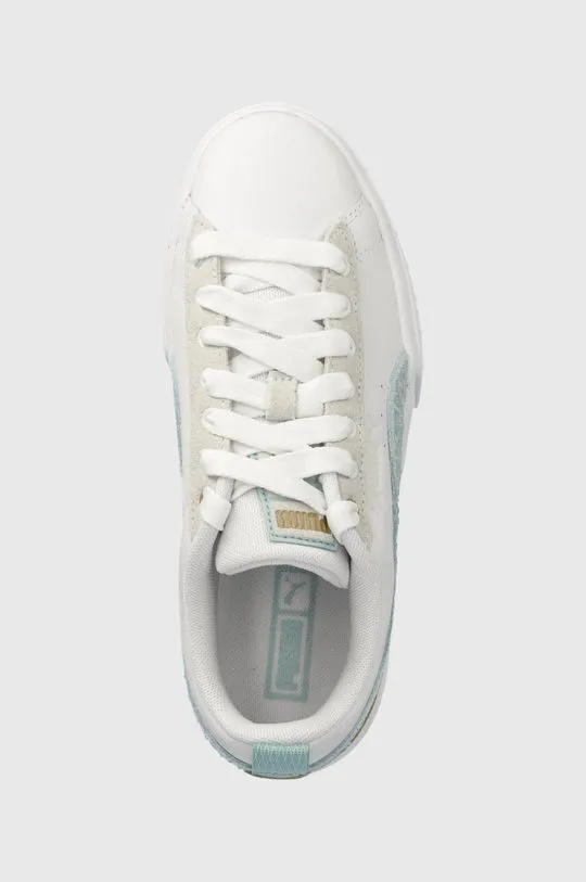 Puma leather sneakers Mayze Mix Wns white color