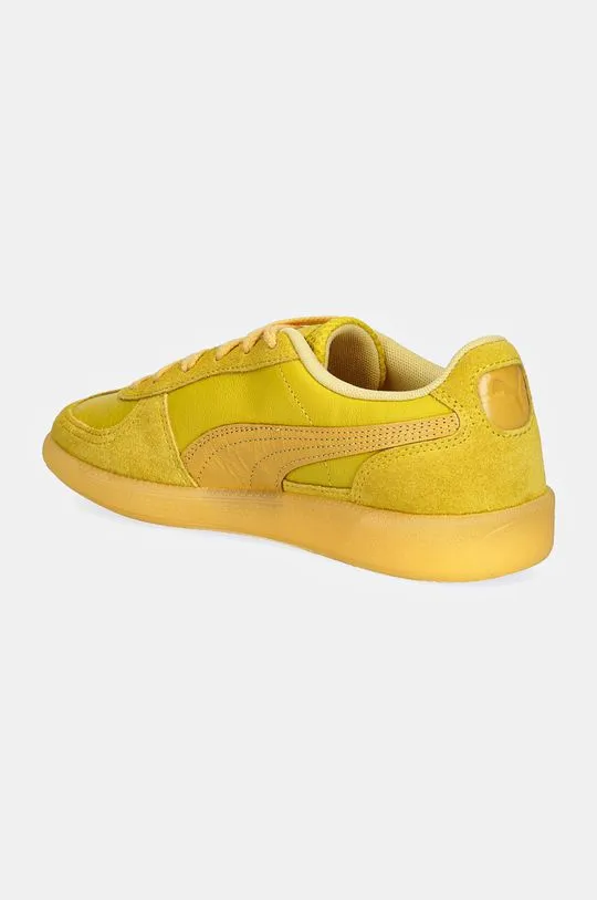 Puma leather sneakers Palermo yellow color 398381