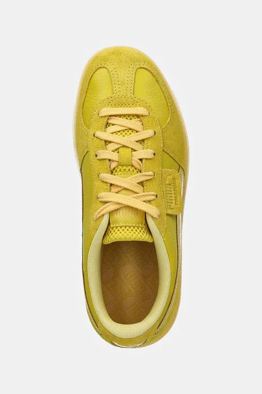 Puma leather sneakers Palermo yellow color 398381