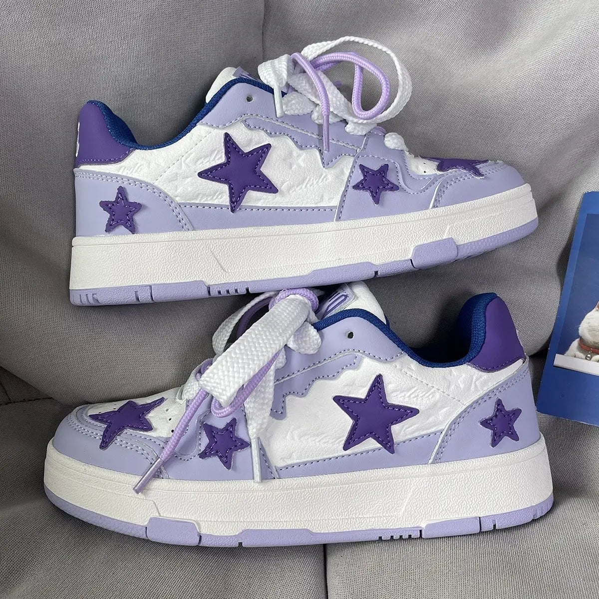 Purple Dopamine Star Sneakers Shoes MK19384