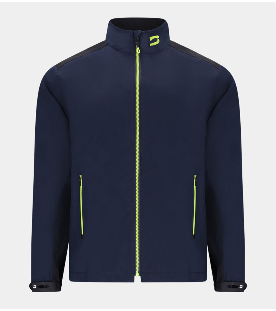 RAIN-TEK SUIT JACKET  - NAVY / LIME