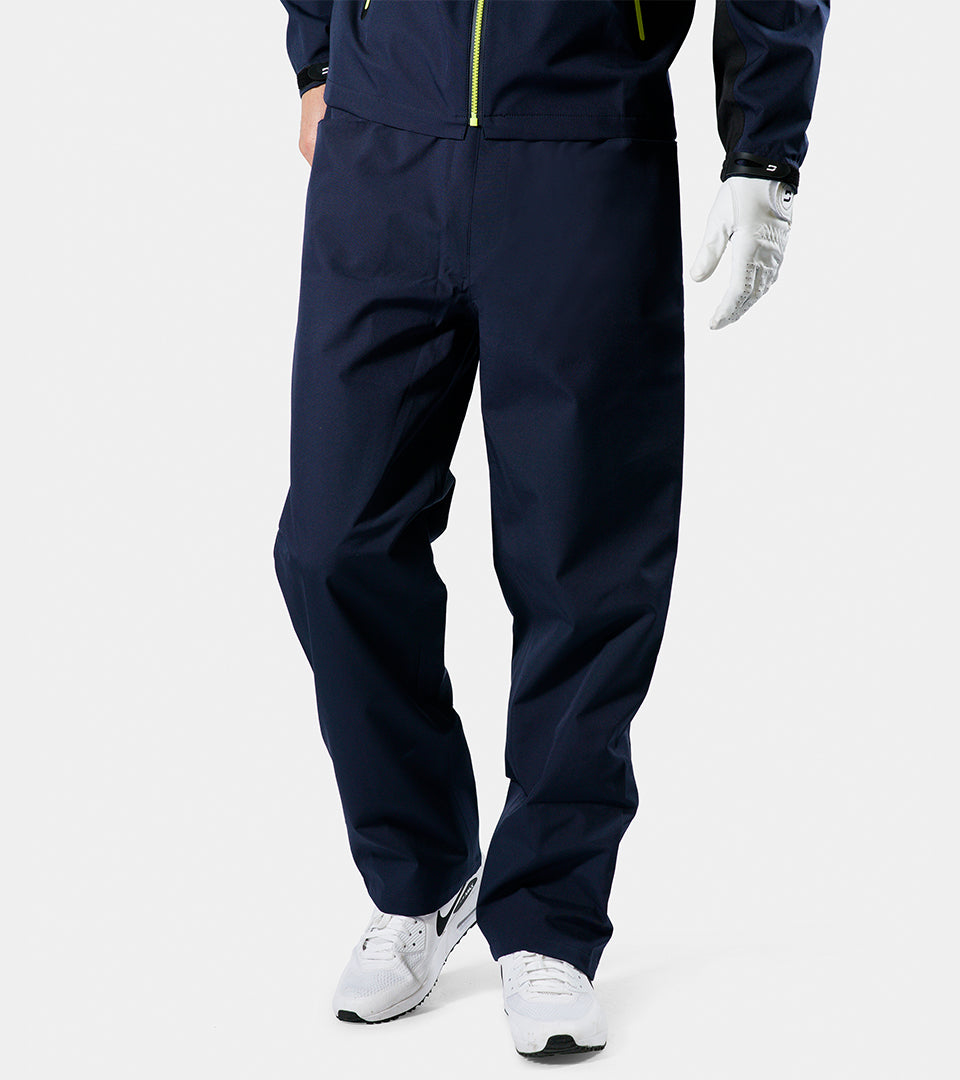 RAIN-TEK SUIT JACKET  - NAVY / LIME