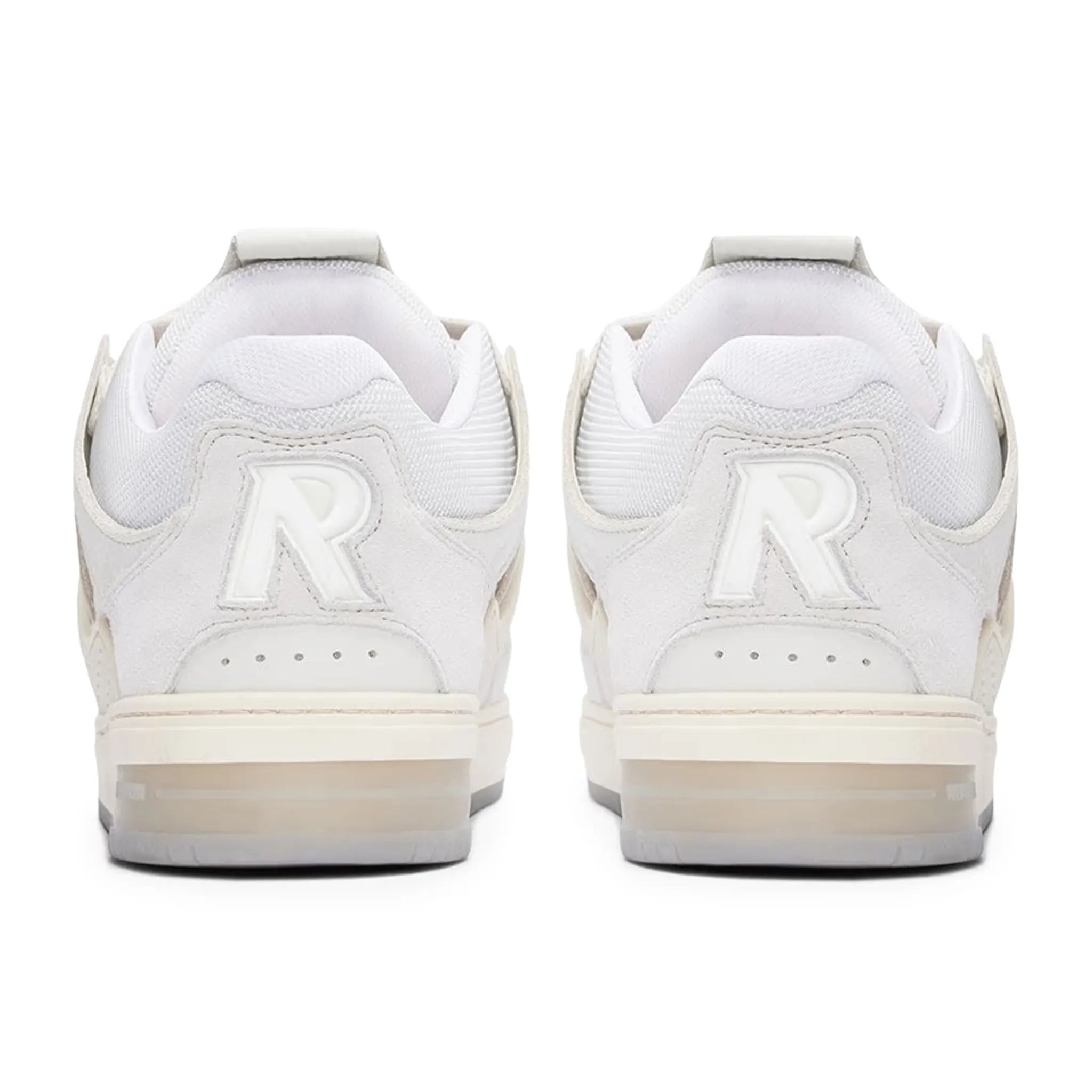 Represent Bully Panelled Canvas Vintage White Grey Sneakers