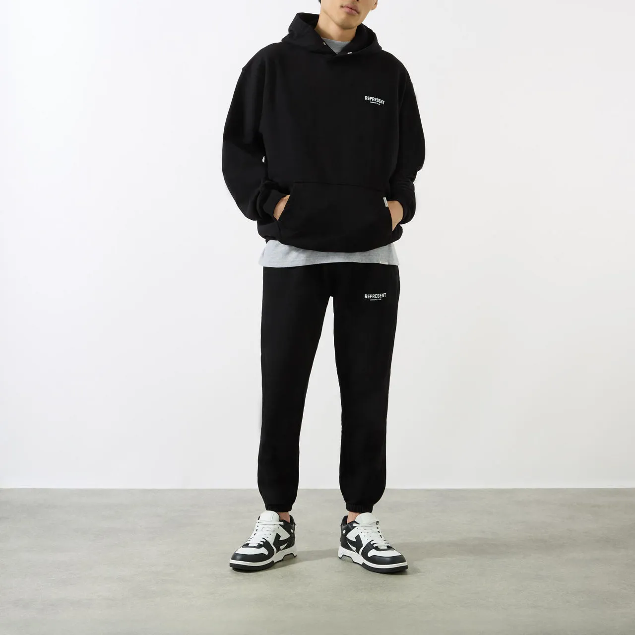 REPRESENT Owners Club Cotton Hoodie - Black