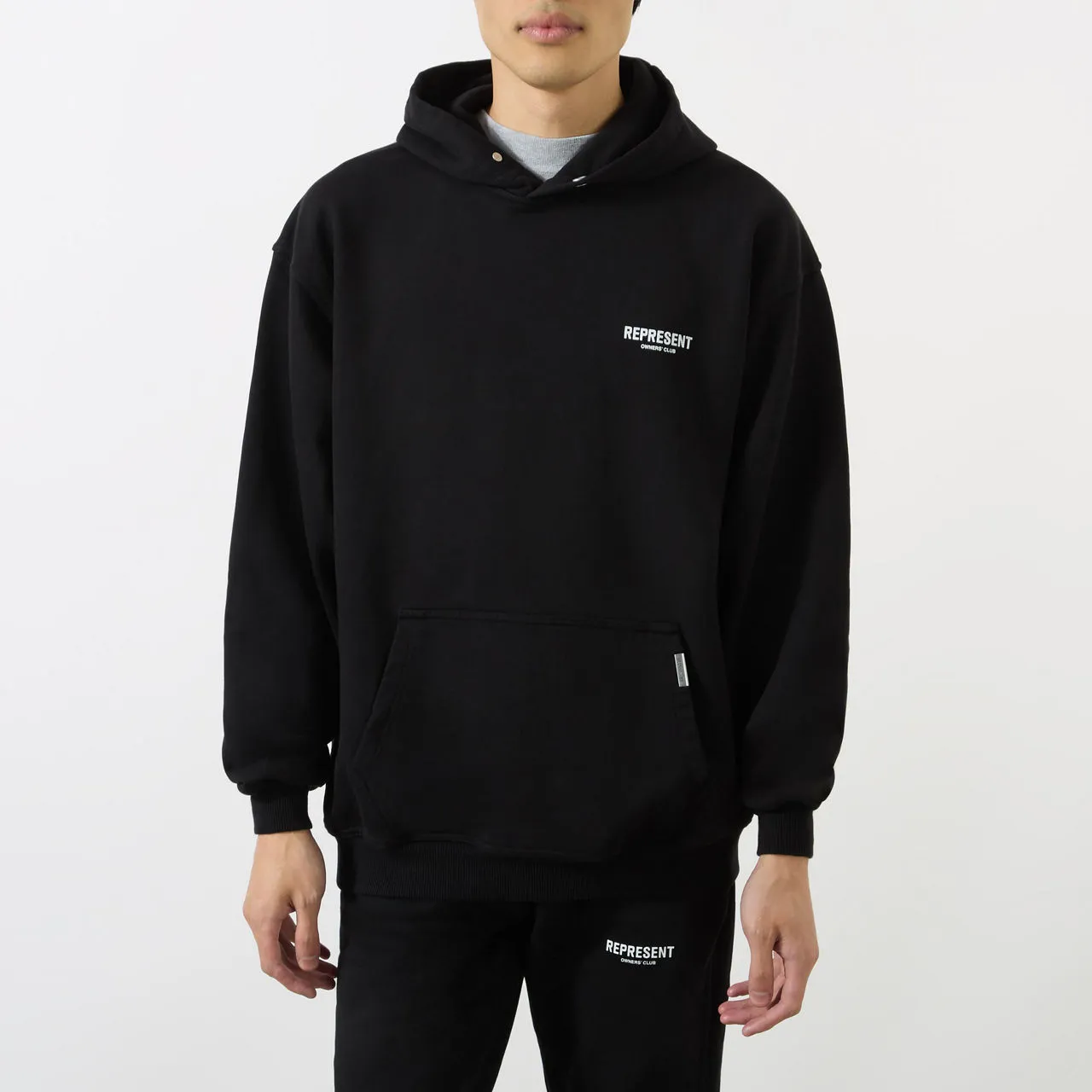 REPRESENT Owners Club Cotton Hoodie - Black