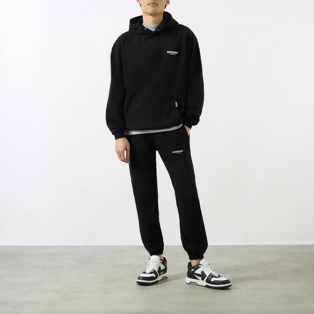 REPRESENT Owners Club Cotton Hoodie - Black