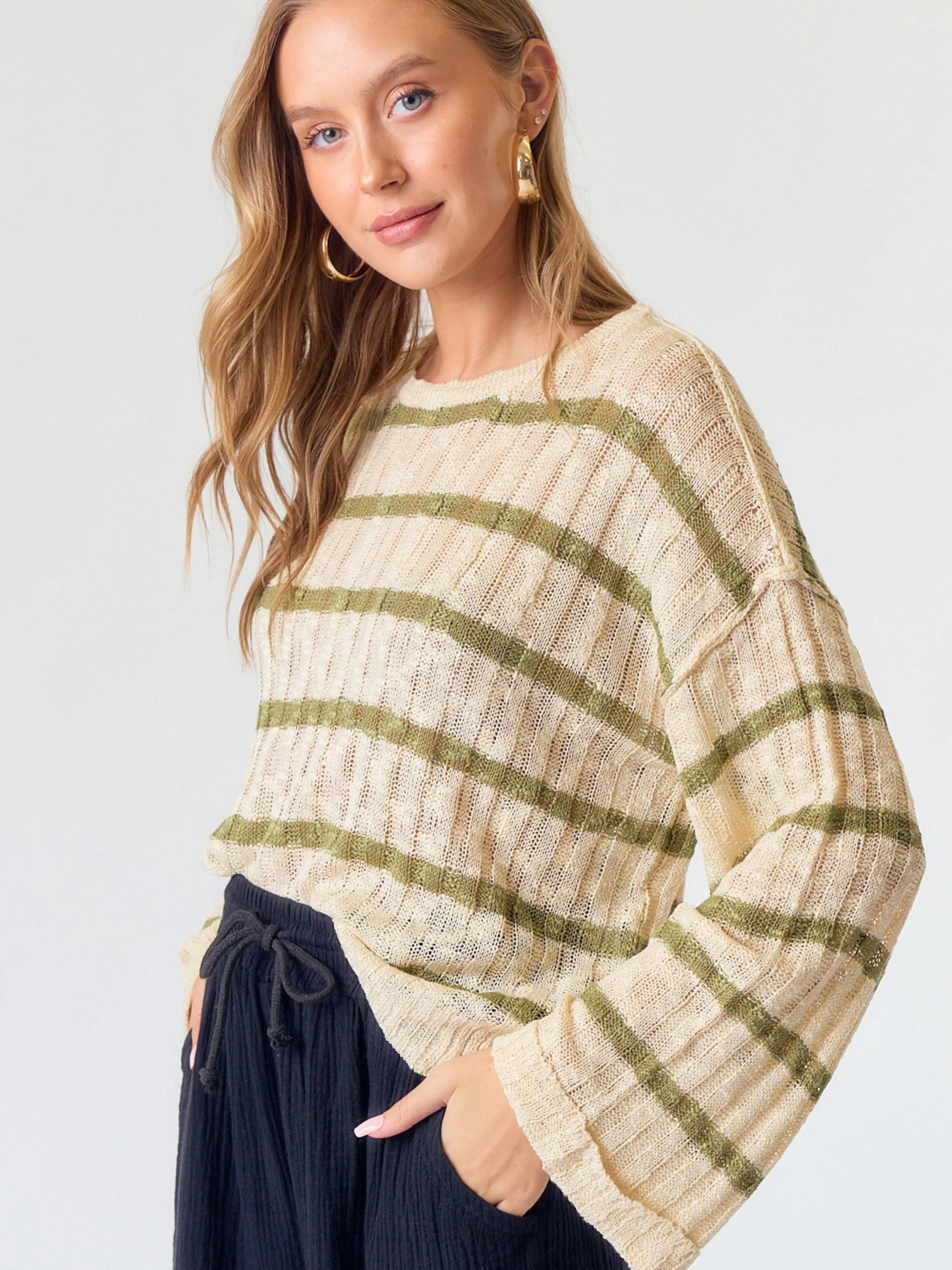 Road Trippin' Textured Sweater