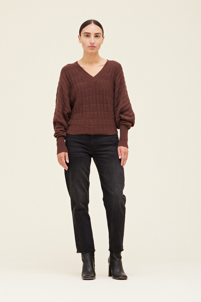 SALE | Cadie Pointelle Sweater