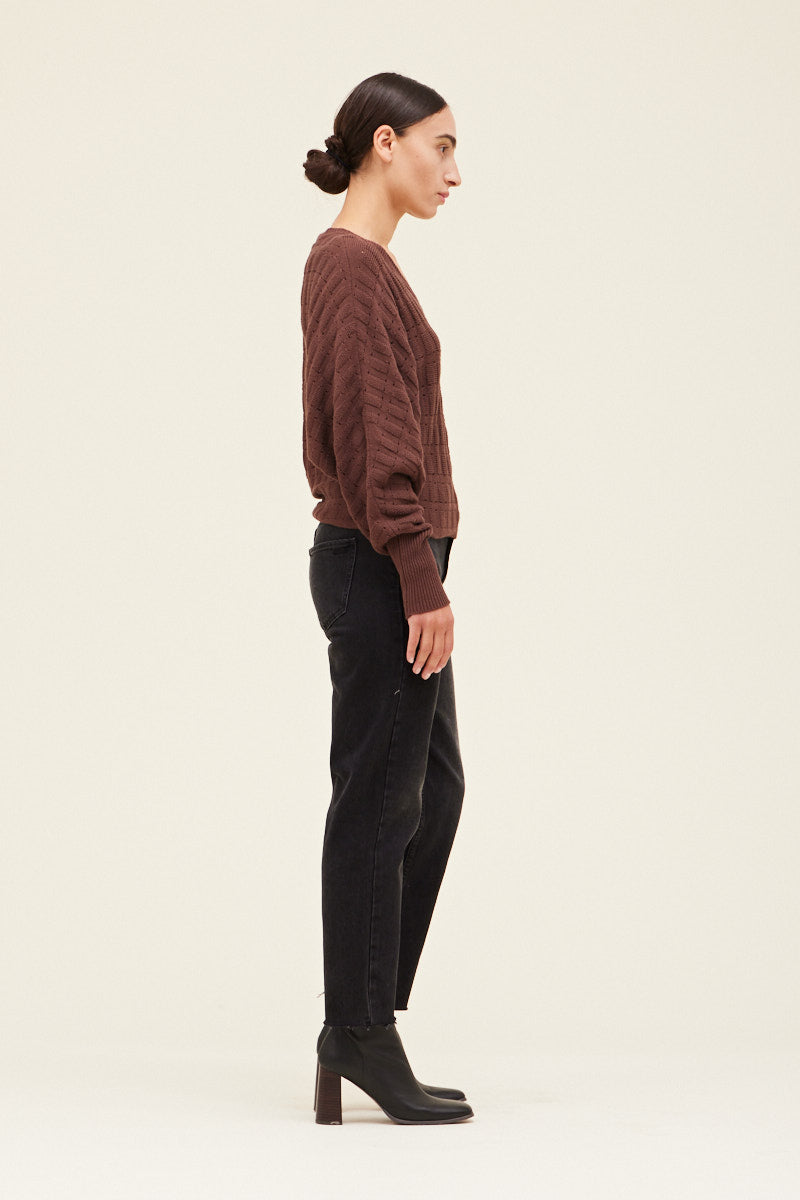 SALE | Cadie Pointelle Sweater