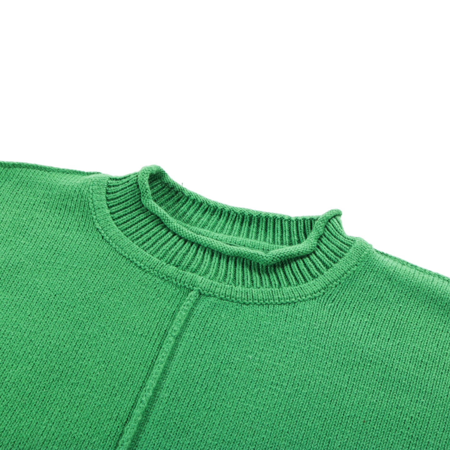 S.K. MANOR HILL WHARF SWEATER KELLY GREEN COTTON