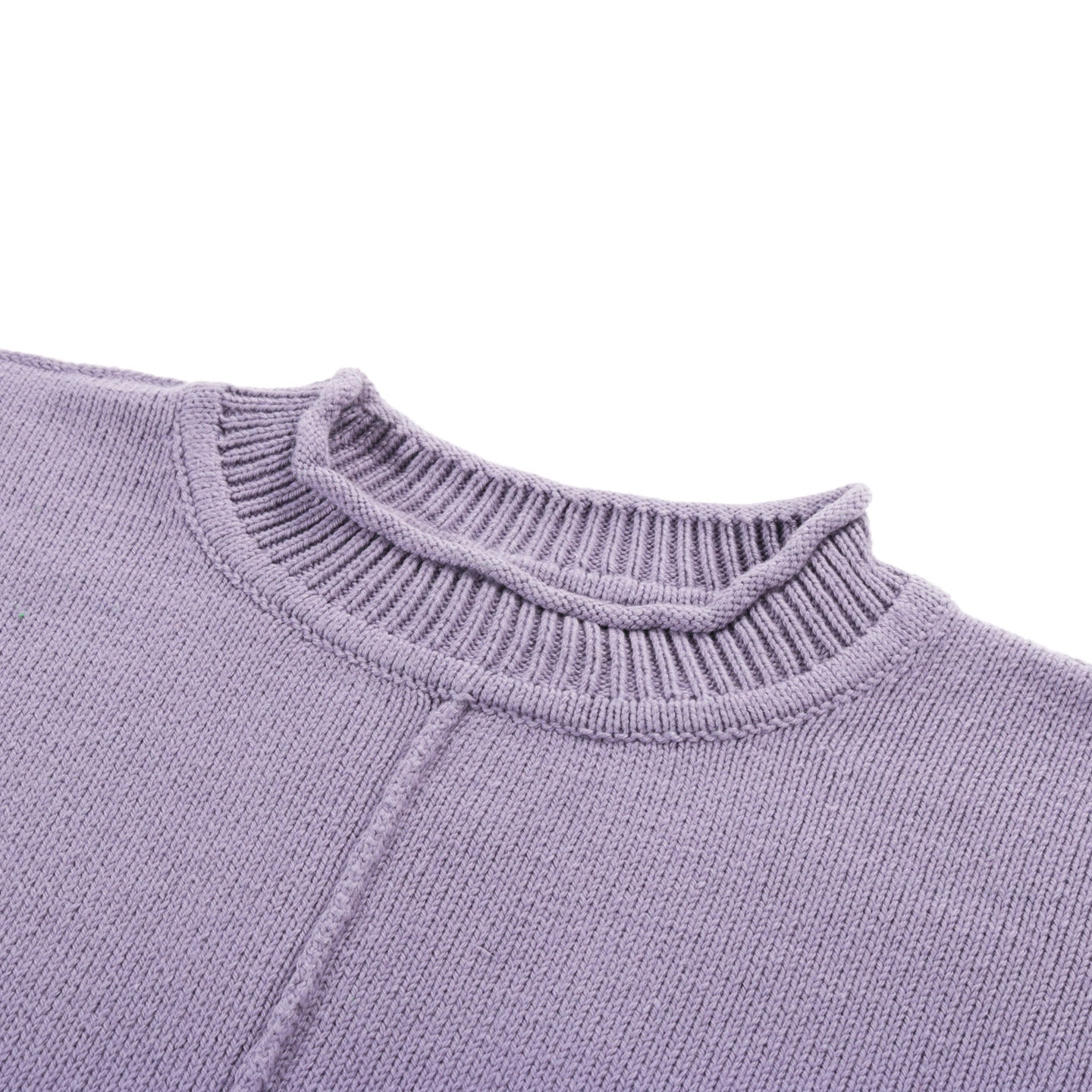 S.K. MANOR HILL WHARF SWEATER LAVENDER COTTON