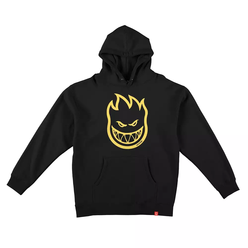 Spitfire Bighead Youth Hoodie Black/Yellow