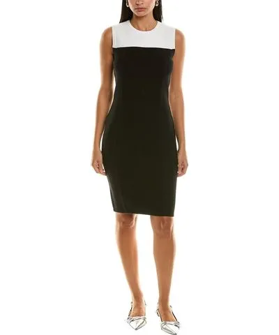 St. John Spectator Stretch Sheath Dress