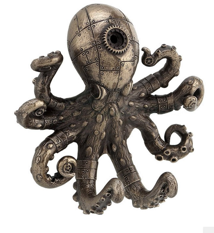 Steampunk Octopus Wall Hook