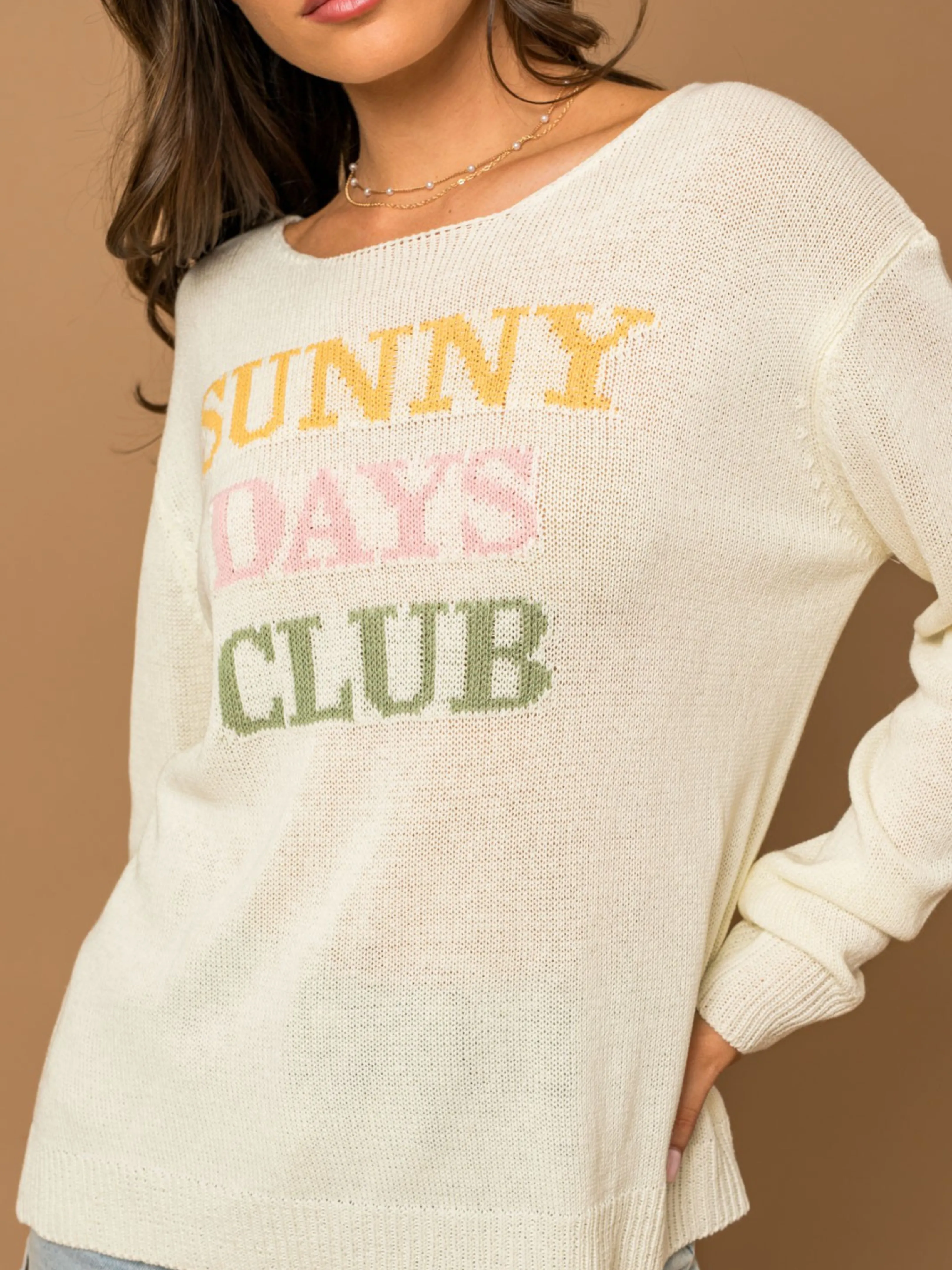 Sunny Day Club Sweater