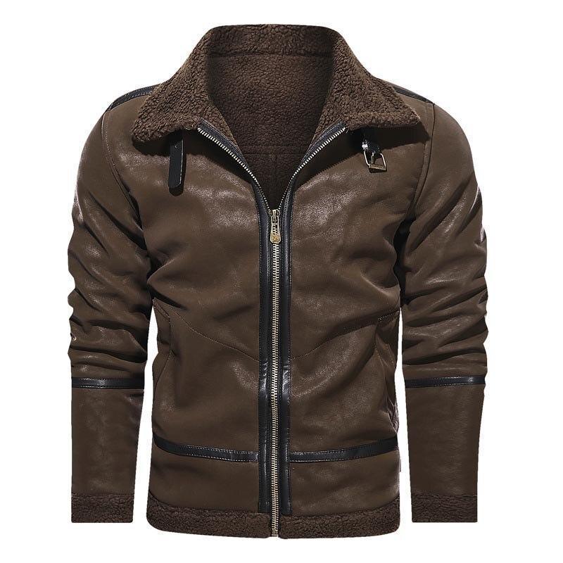 Swedish Men Suede Leather Jacket