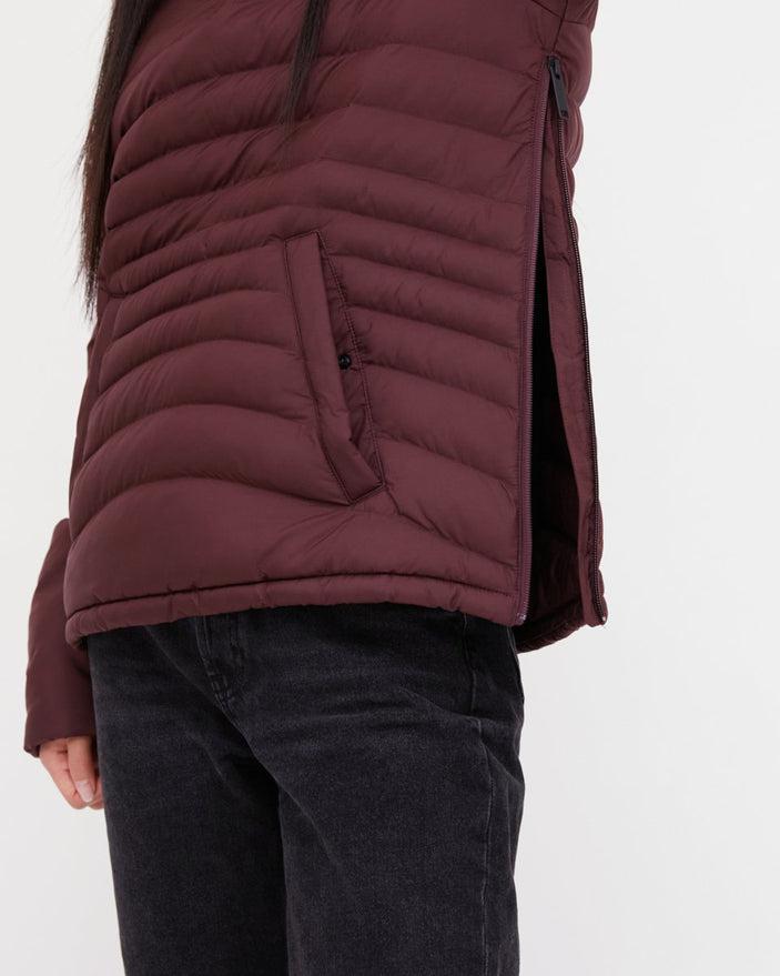 Tentree Cloud Shell Anorak in Mulberry