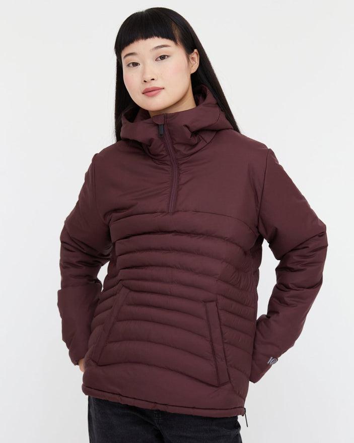 Tentree Cloud Shell Anorak in Mulberry