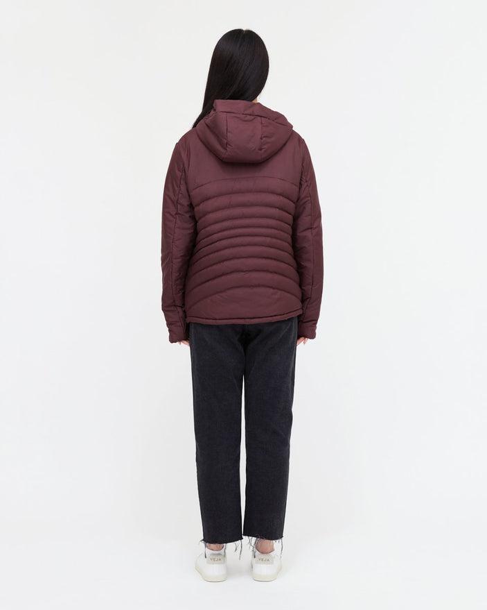 Tentree Cloud Shell Anorak in Mulberry