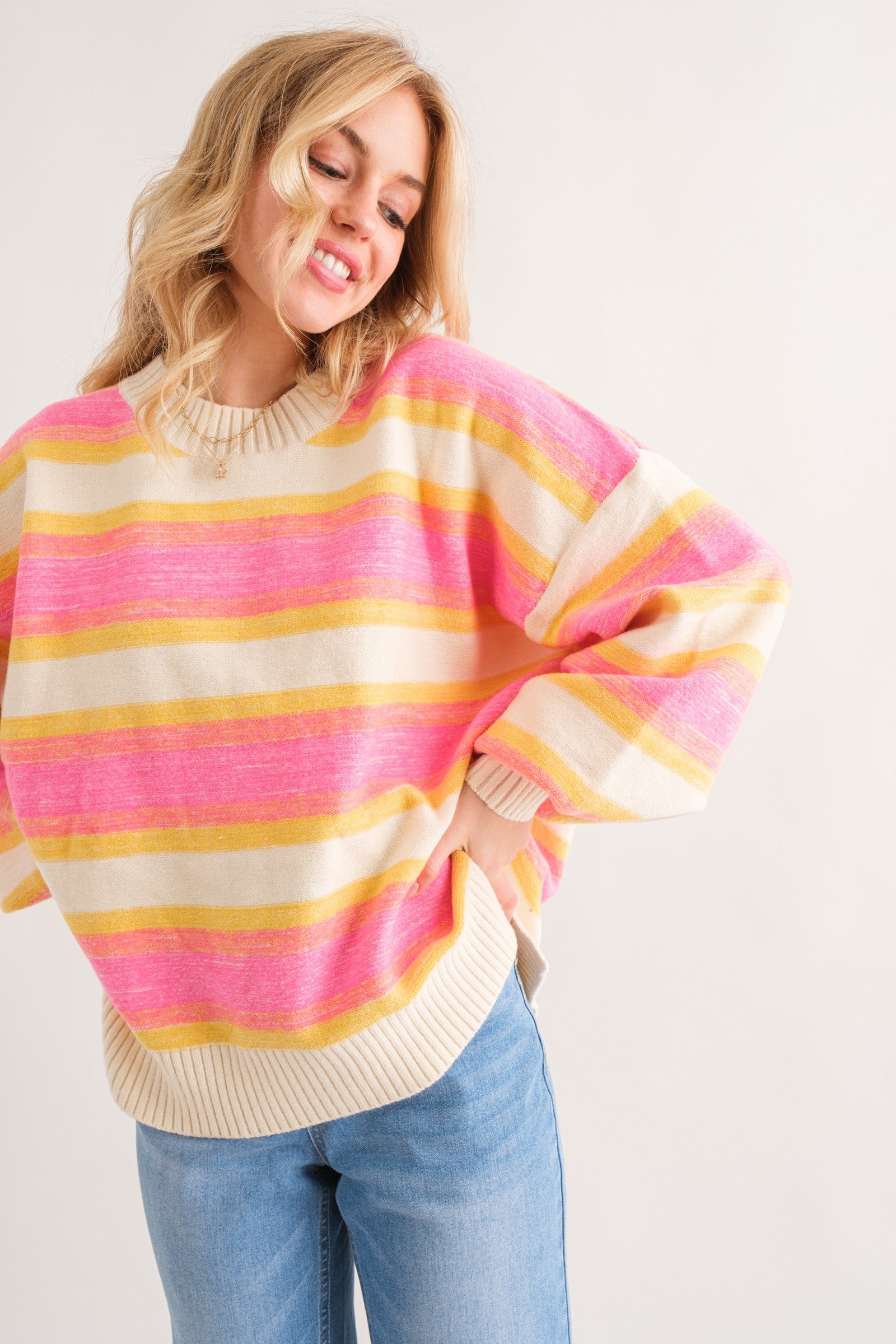 The Rosemary Striped Sweater