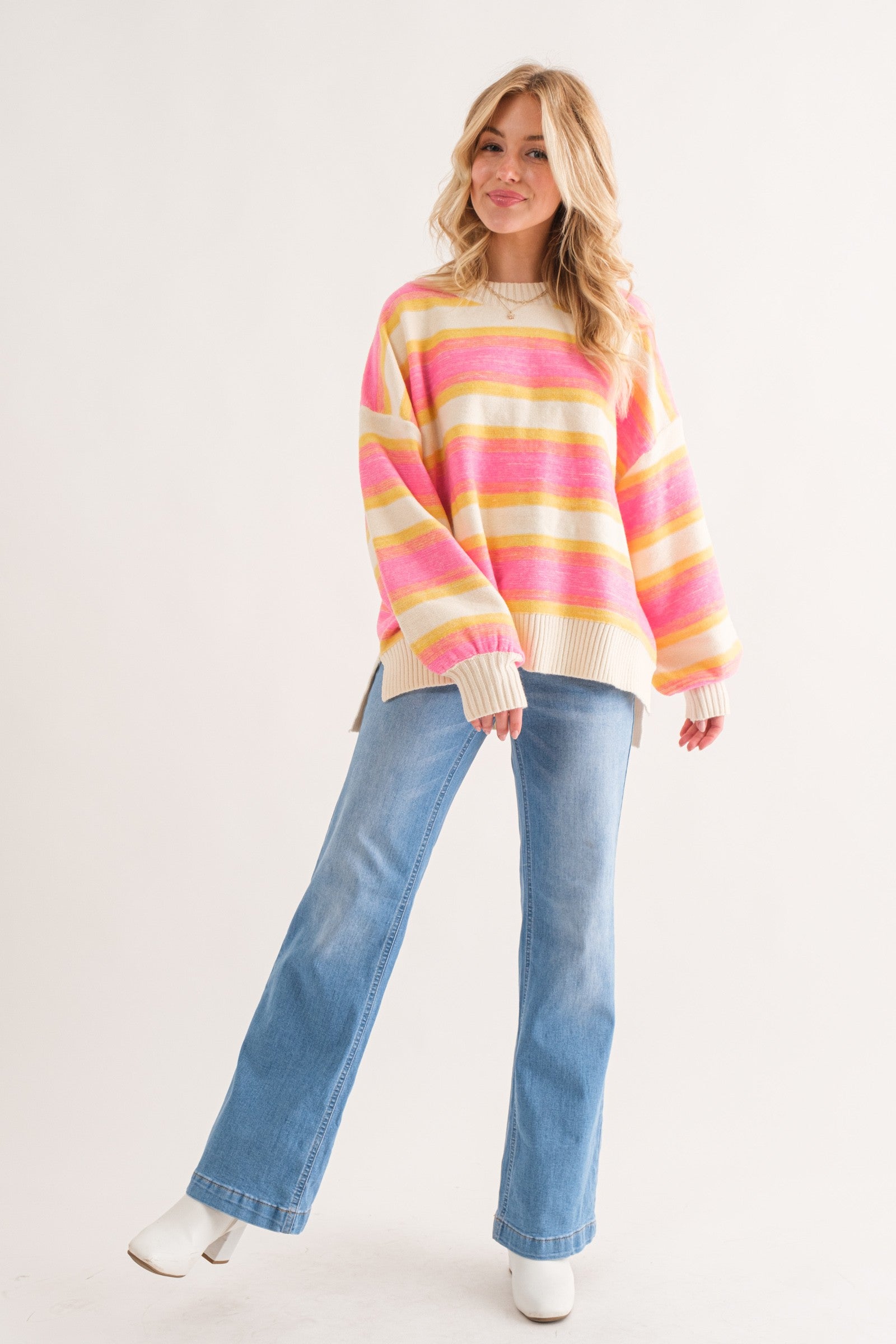 The Rosemary Striped Sweater