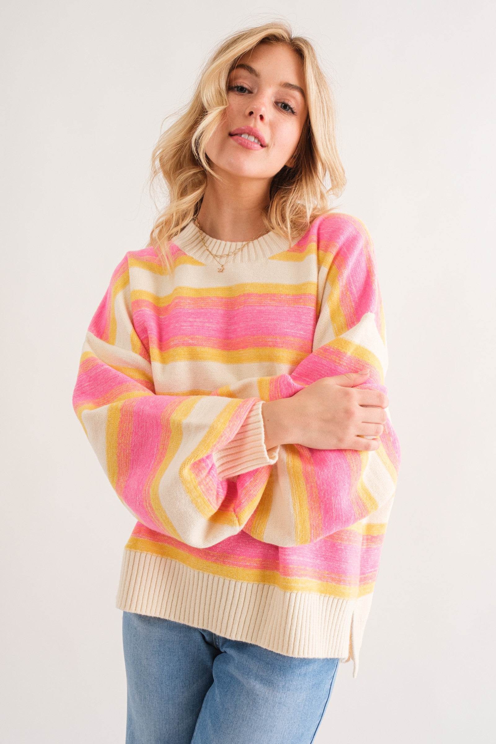 The Rosemary Striped Sweater