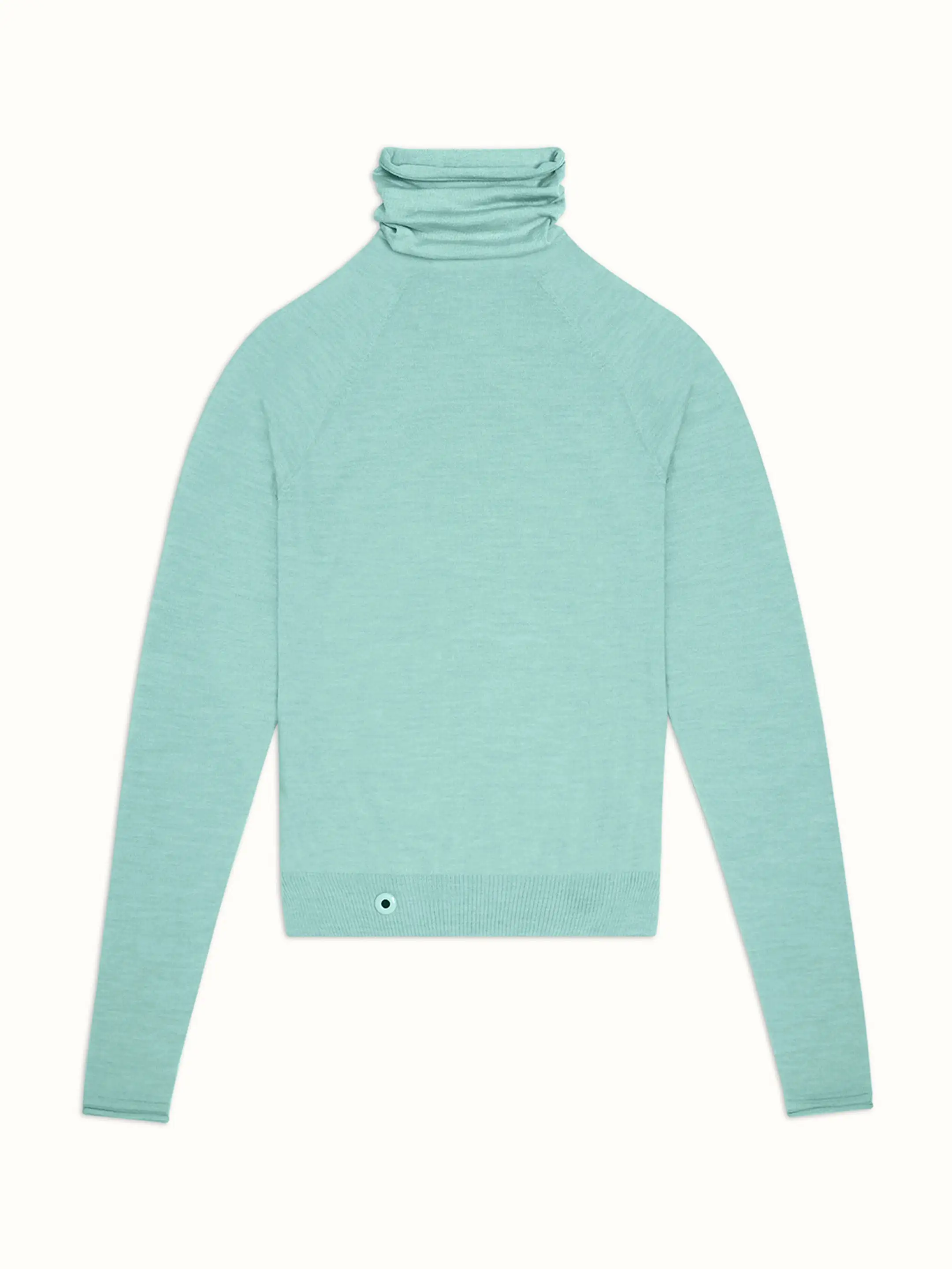 The Turtleneck - Aqua Green