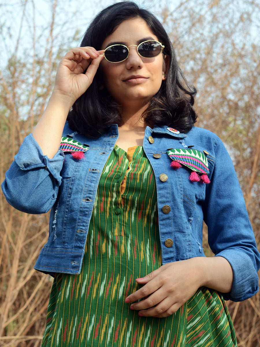 Too Sassy For You Sasswati Denim Jacket (Full Sleeves)