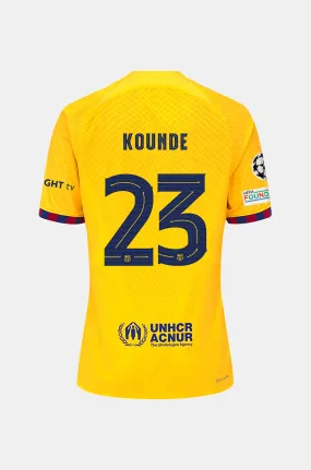 UCL FC Barcelona fourth shirt 23/24 Player’s Edition - KOUNDE