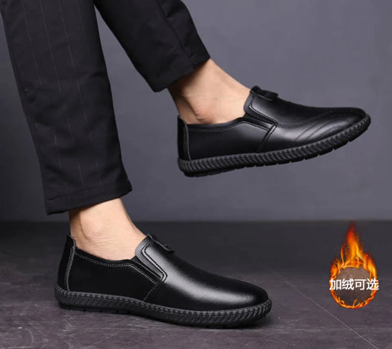 Upgrade Your Style with Our Brand New Fashion Men's Loafers in High-Quality Leather