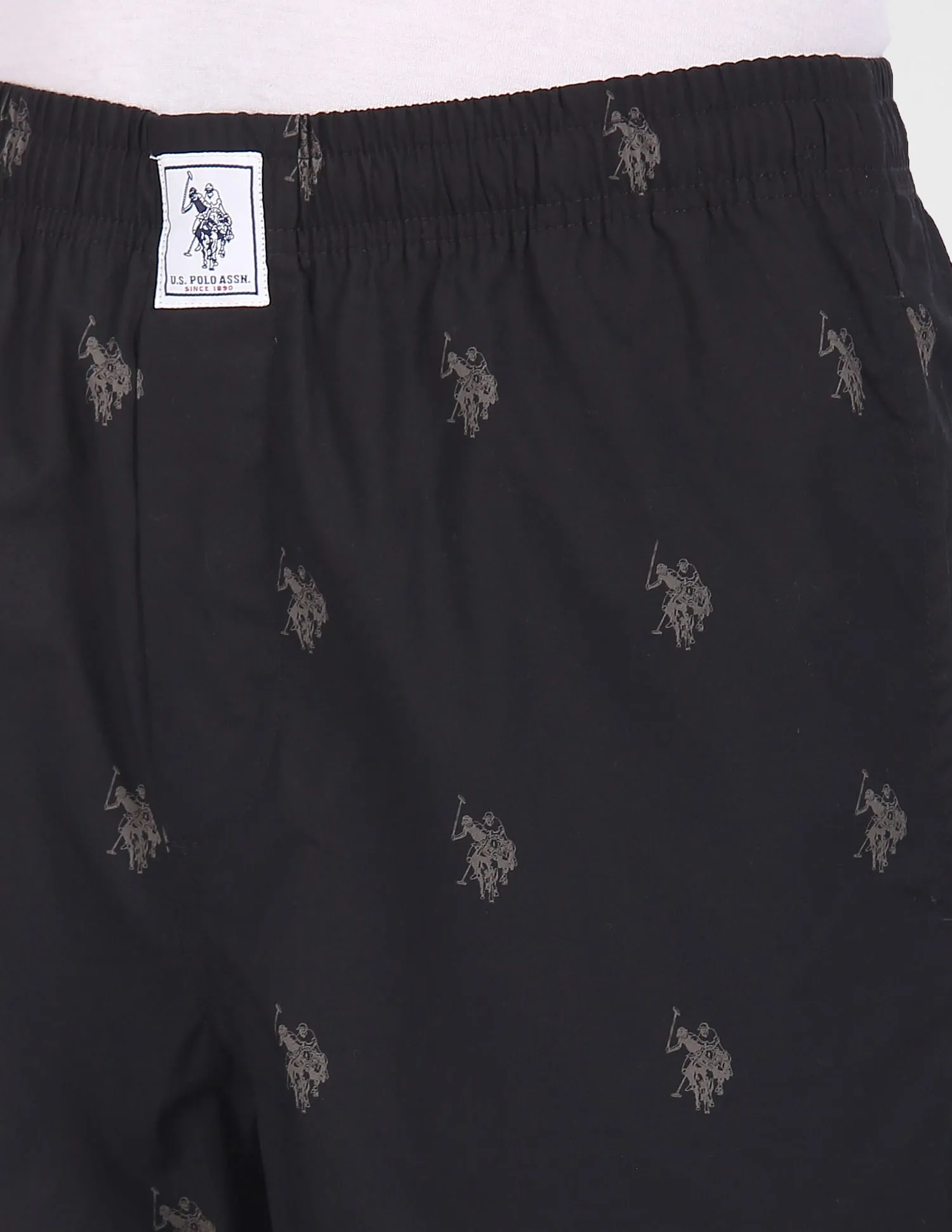 USPA Innerwear Signature Logo Print Cotton Lounge Pants - Pack Of 1