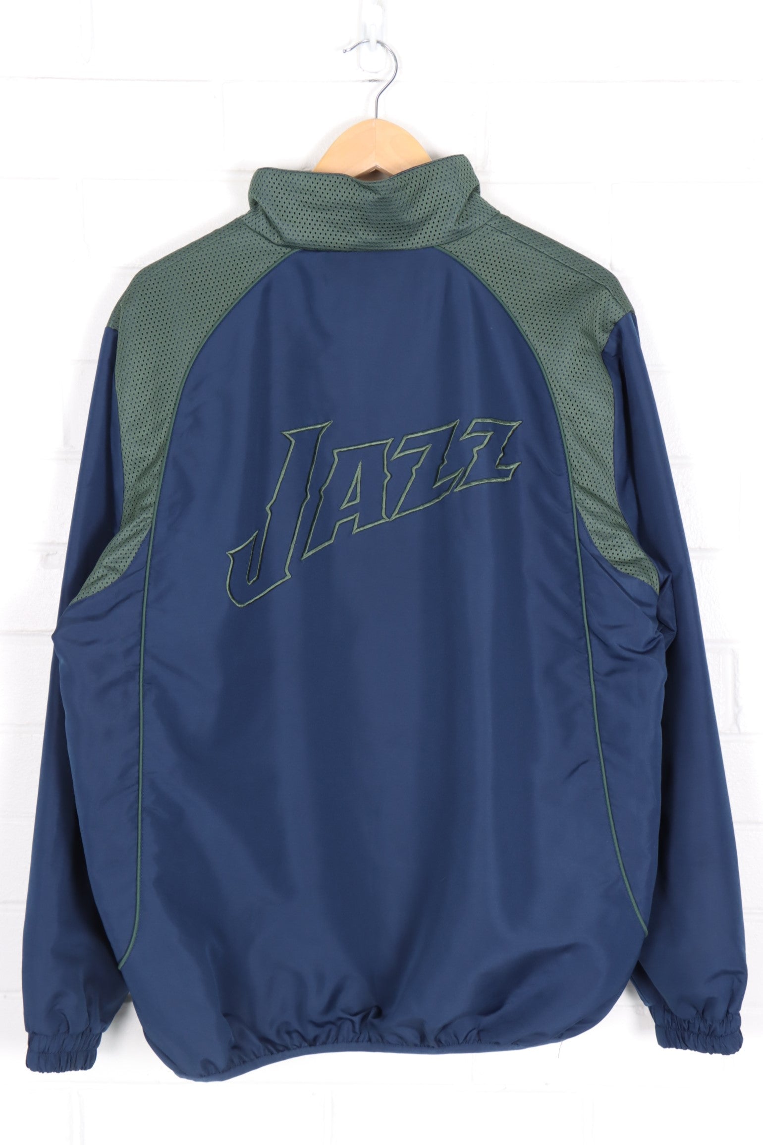 Utah Jazz NBA Basketball 1/4 Zip Thin Windbreaker (XXL)