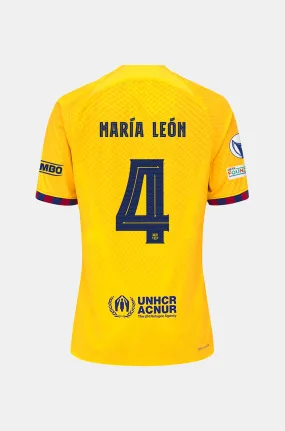 UWCL FC Barcelona fourth shirt 23/24 Player's Edition - MARA LEN