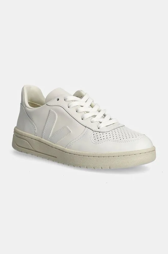 Veja leather sneakers V-10 Leather Extra-White white color