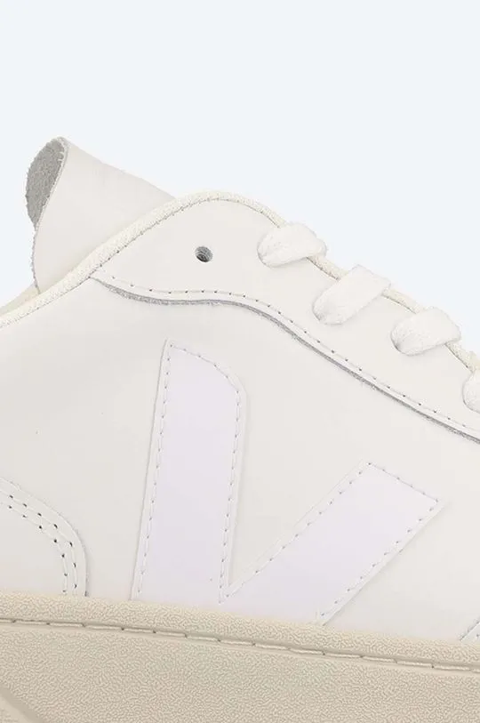 Veja leather sneakers V-10 Leather Extra-White white color