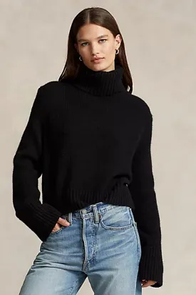 Wool-Cashmere Turtleneck Sweater