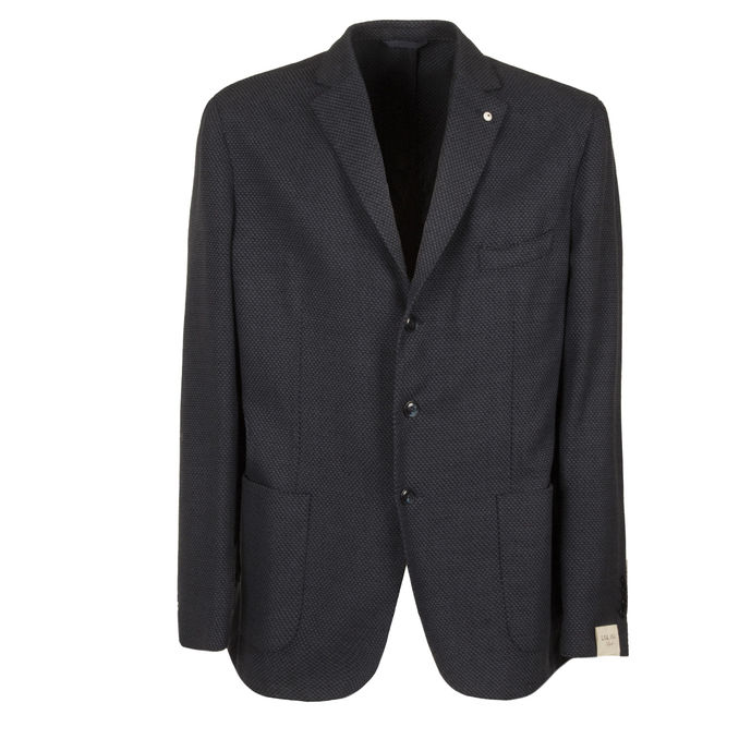 WOOL JACKET Man Blue 