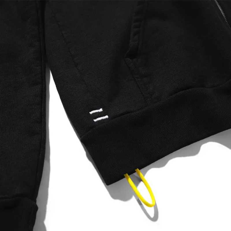 Zip Hoodie - Black